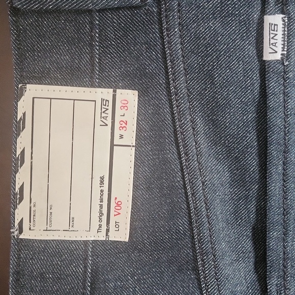 Near-New Van's Skater Jeans, Industrial Issue, Straight Leg Size 32" x 30" - Picture 4 of 5